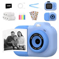 Children's digital camera toy in pink, blue or purple colours with video recording and photography functions