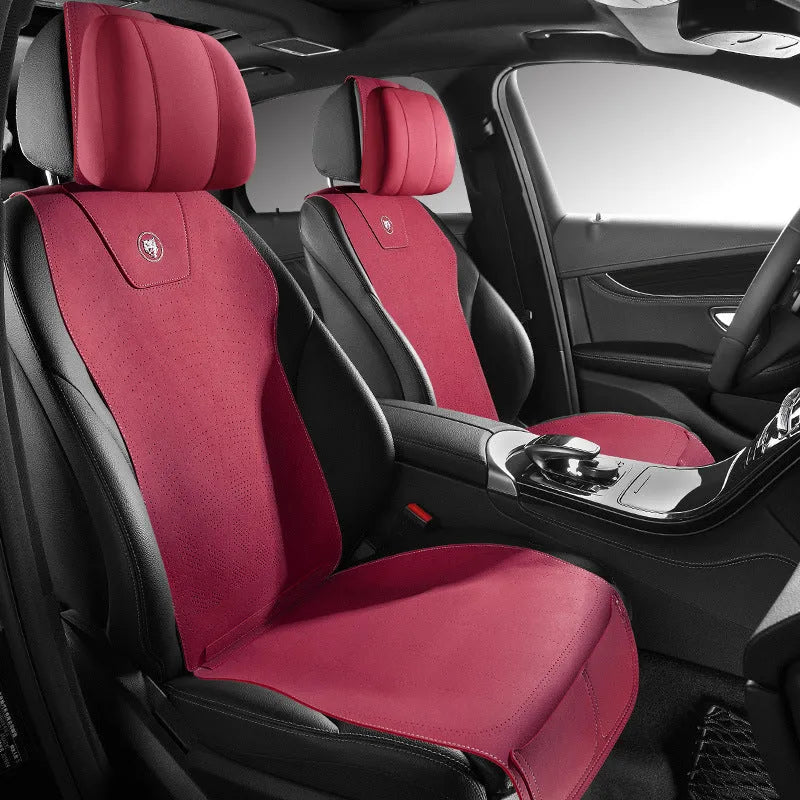 Tailored ultra thin car seat cover with gradient hole design in six colour options