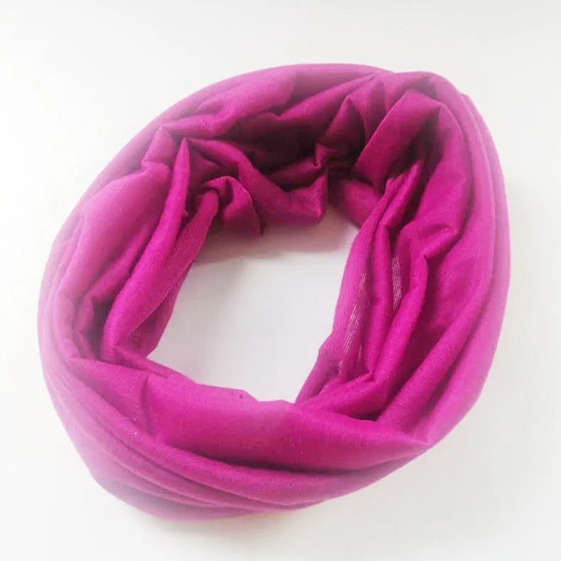 Seamless polyester headscarf for outdoor sports in multiple colour options