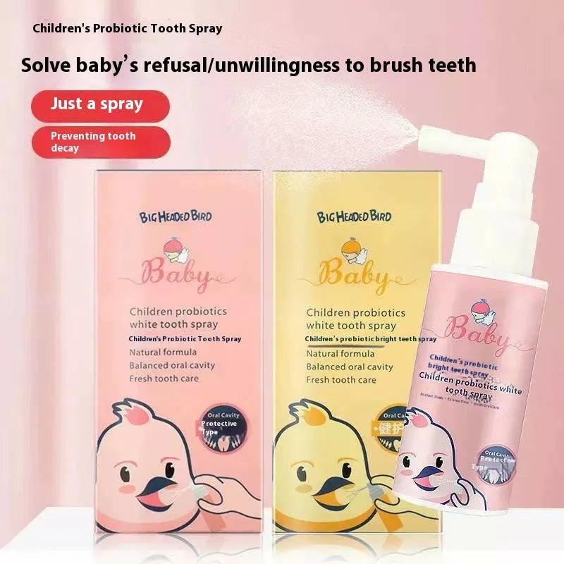 40ml children's probiotic oral spray bottle for white teeth and anticavity protection