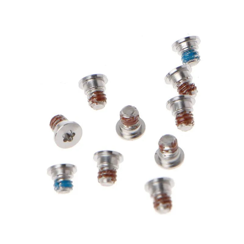 Ten metal replacement screws for MacBook Pro Retina A1502, A1398, A1425 bottom shell.