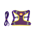 Adjustable dog harness vest in six colours with haulage rope leash attachment