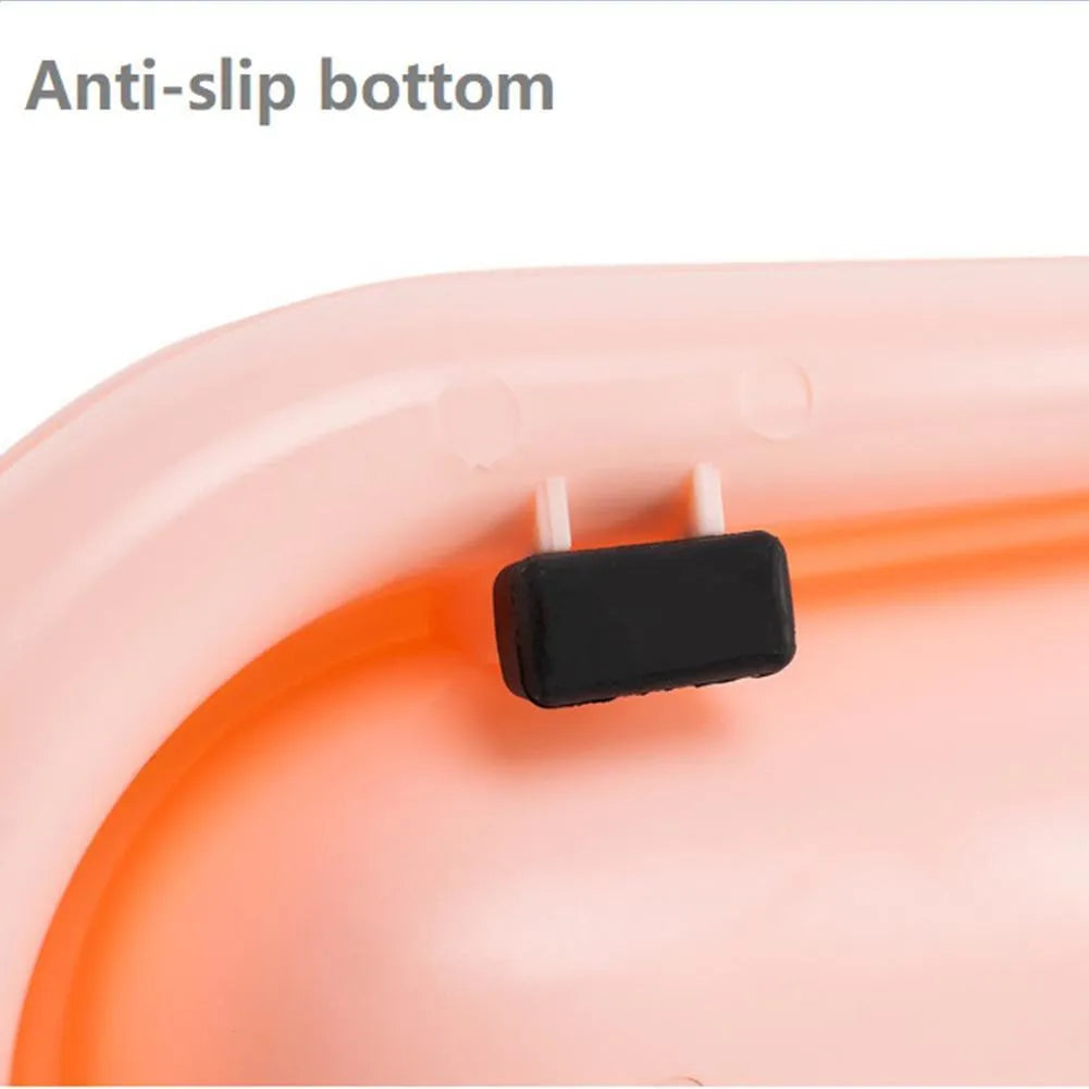 Green leakproof dual pet bowl feeder with non-slip base for dogs and cats.