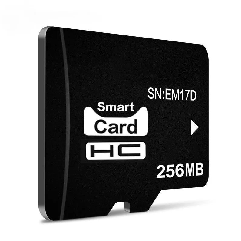TF series 256MB memory card with 11x15mm dimensions for portable audio-visual devices
