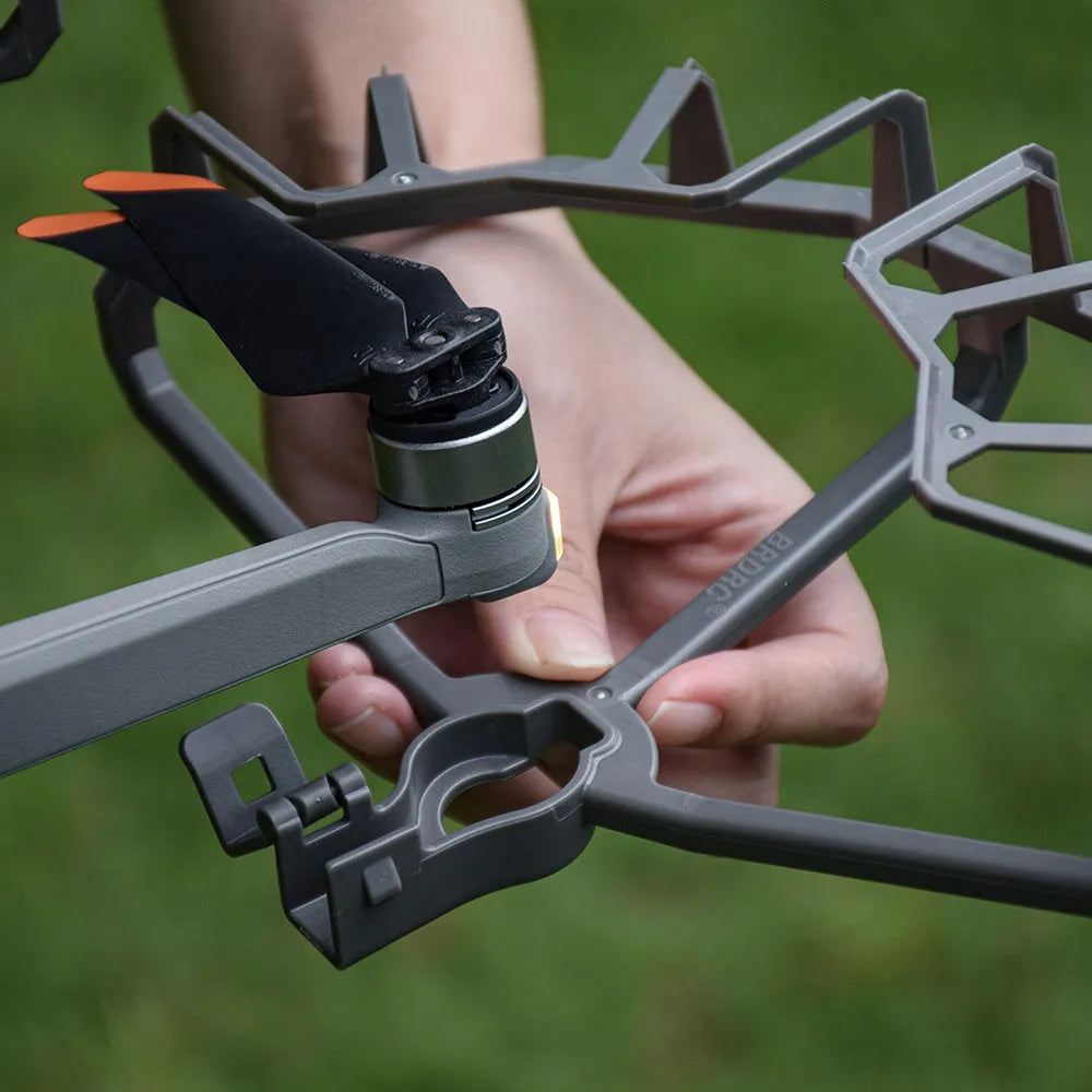 Grey ABS propeller guard ring for DJI Mavic Air 2 and Air 2S drones on a white background.