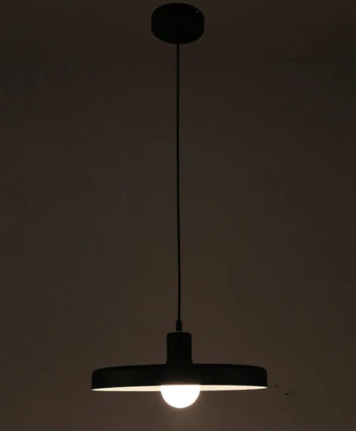 Aluminium alloy bar chandelier for restaurants in black or white, shown in 35cm, 50cm, and 60cm sizes.