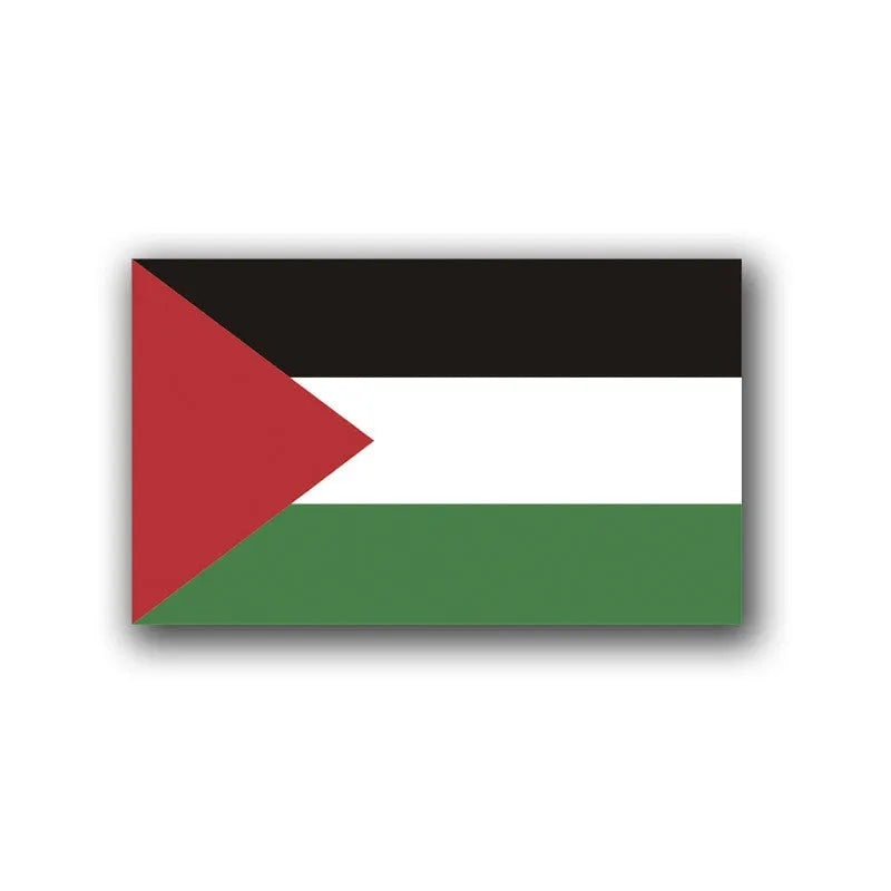 Palestinian flag car decal sticker with three design variations