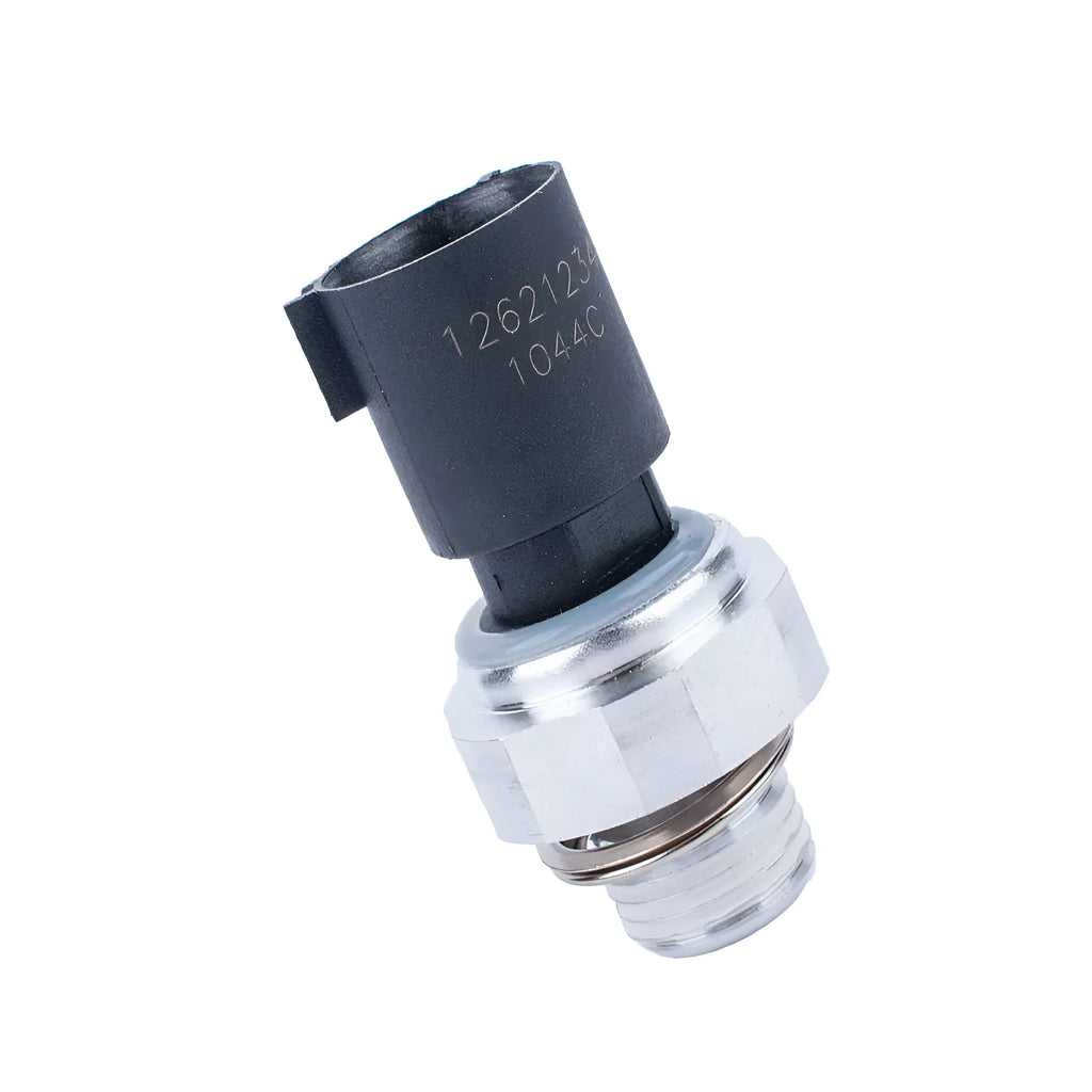 Silver automobile fuel pressure sensor for petrol and diesel vehicle fuel systems