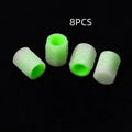 Luminous rubber car valve caps with glow-in-dark feature for tyre identification
