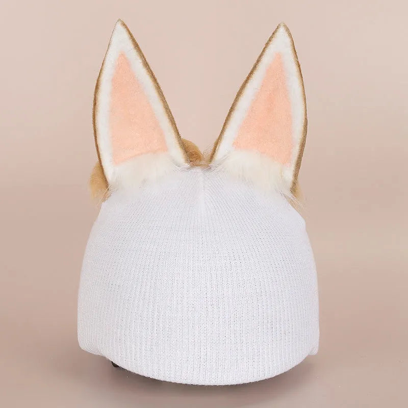Plush fabric cartoon character helmet cover for cosplay in size M with multiple style options
