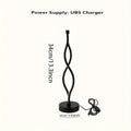Black aluminium desk lamp with three-colour dimming button and touch controls.