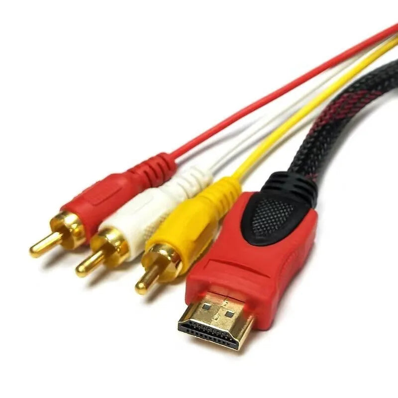 HDMI to AV15 M conversion cable 1.5 metre length alloy construction