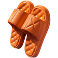 EVA bathroom slippers with thick non-slip sole in five colour options