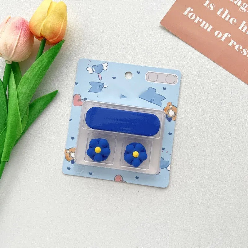 Cartoon-style plastic magnetic data cable fixer for desktop organisation.