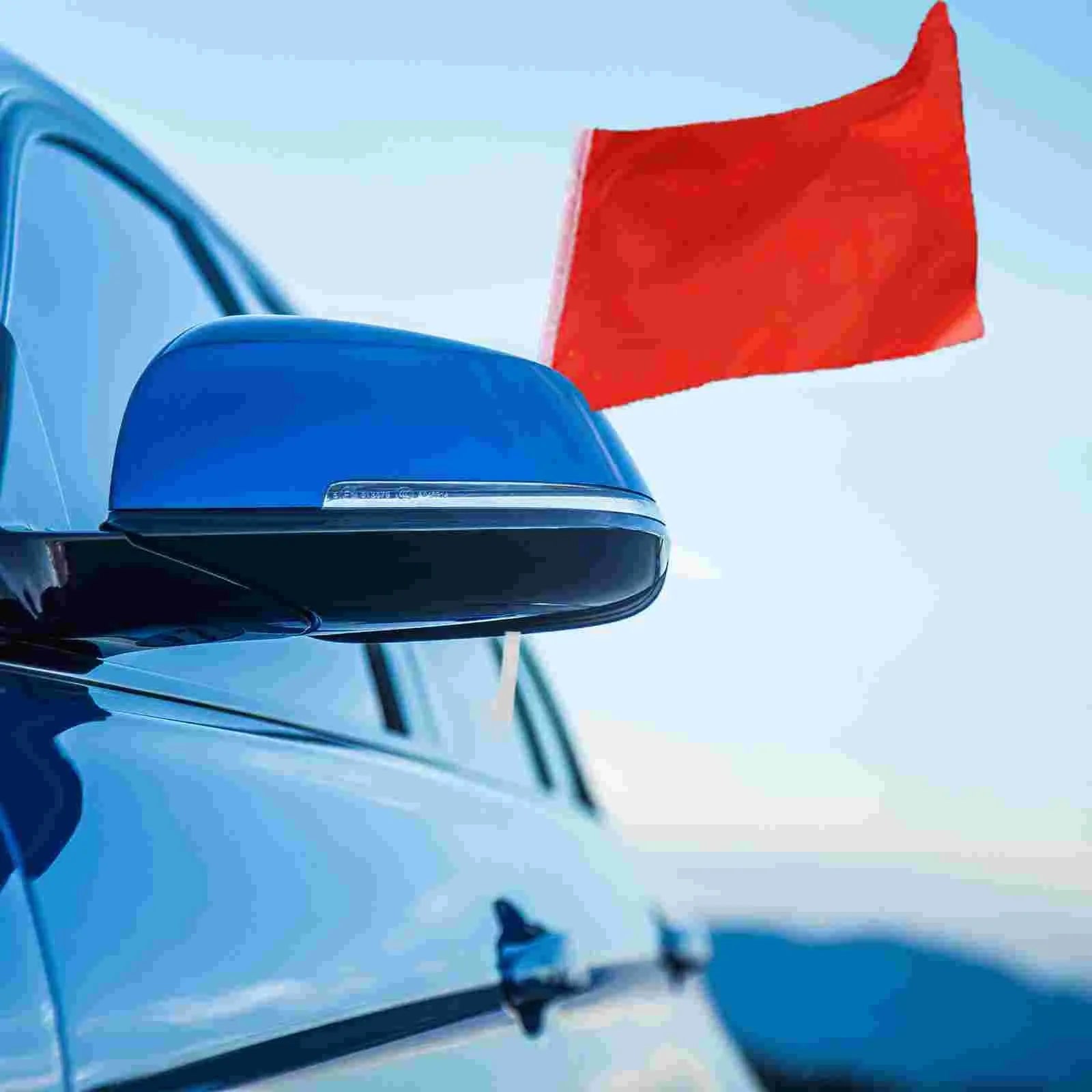 10 white PP plastic car window flag pole holder brackets for vehicle flag mounting