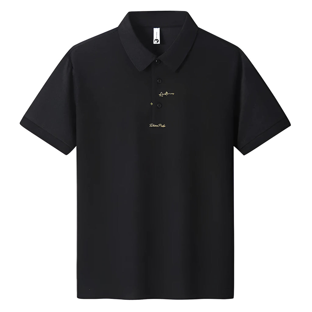 Men's casual loose cotton t-shirt in multiple colours with short sleeves and letter pattern