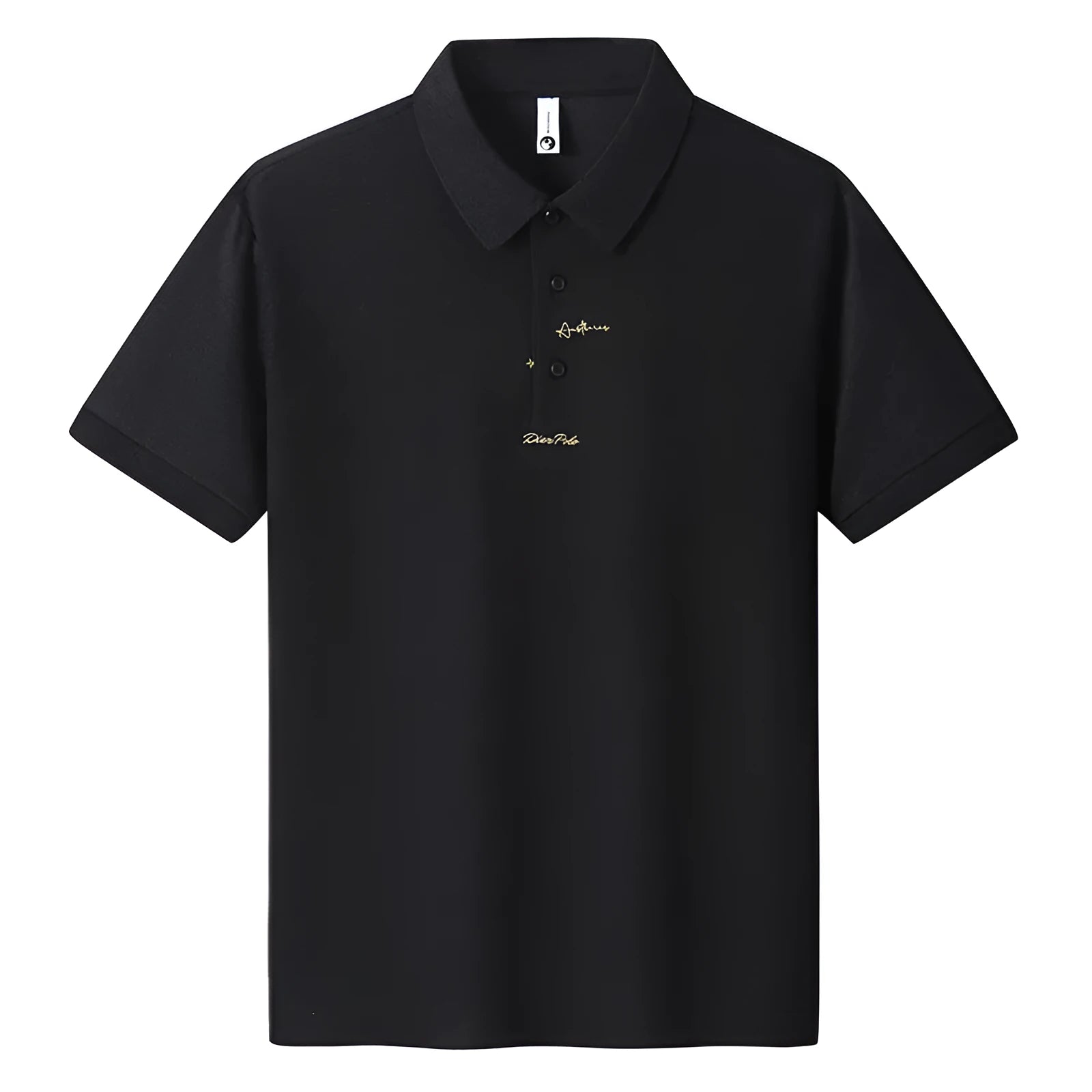 Men's casual loose cotton t-shirt in multiple colours with short sleeves and letter pattern