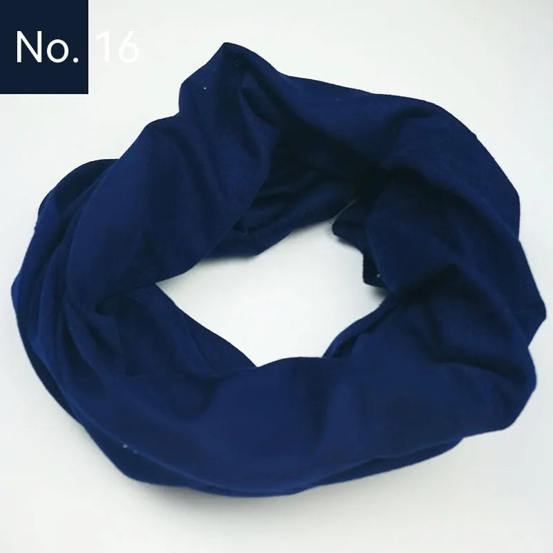 Seamless polyester headscarf for outdoor sports in multiple colour options