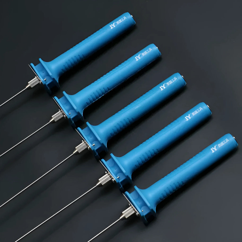 Blue electric heating cutter pen for foam cutting with plastic handle and adapter