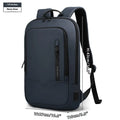 Lightweight polyester laptop backpack with USB charging port in multiple colour options