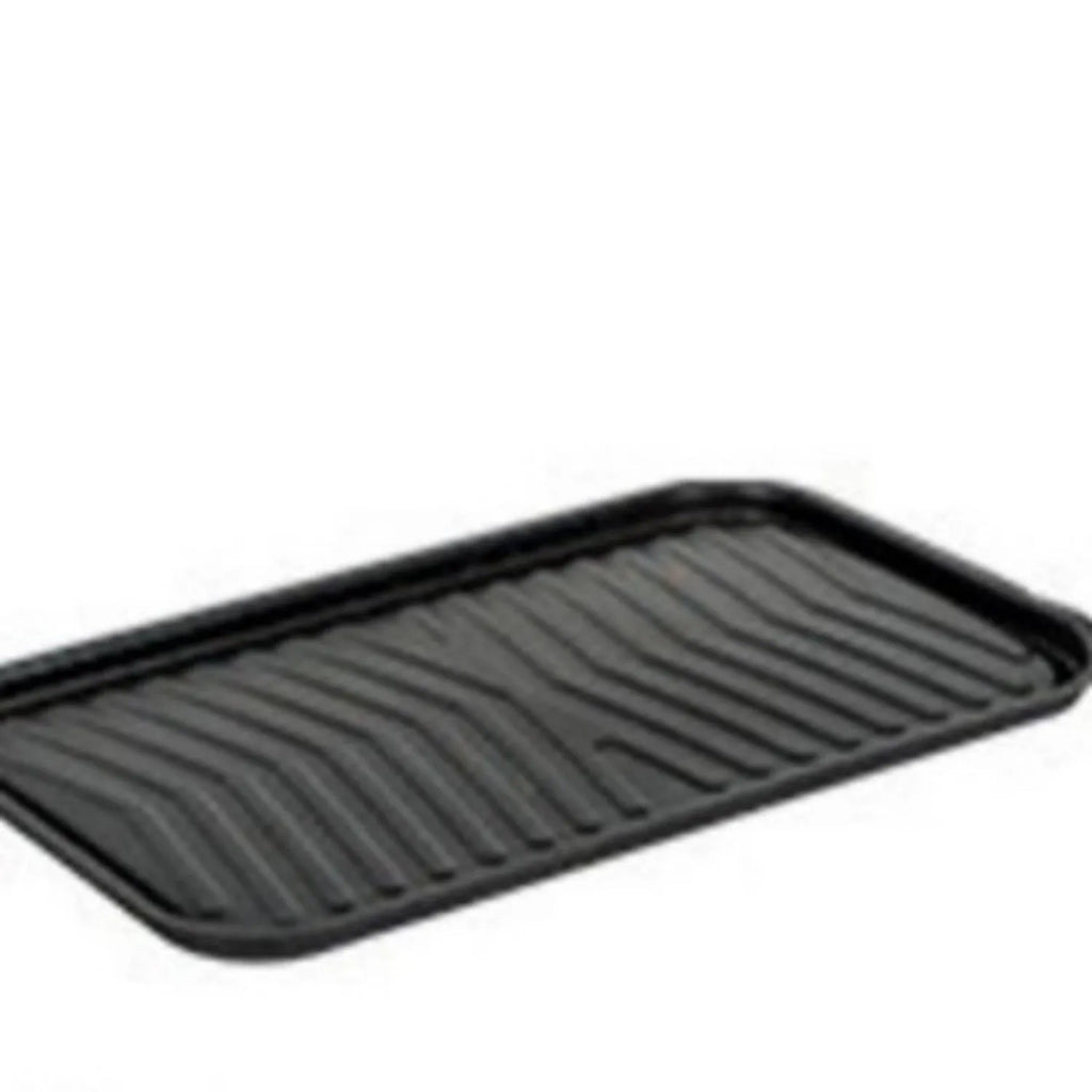 White round portable charcoal barbecue grill with folding design and detachable components