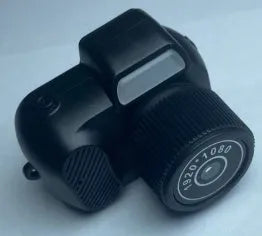 Black Y3000 model HD outdoor sports camera with 0.96-inch display screen, shown with optional memory card.
