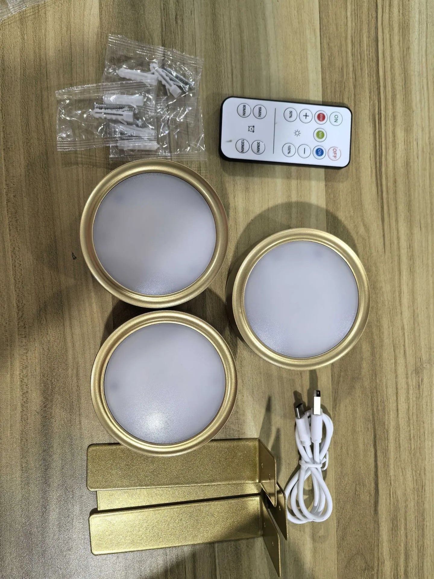 Black wireless magnetic LED painting lamp with remote control for 13-colour RGB lighting