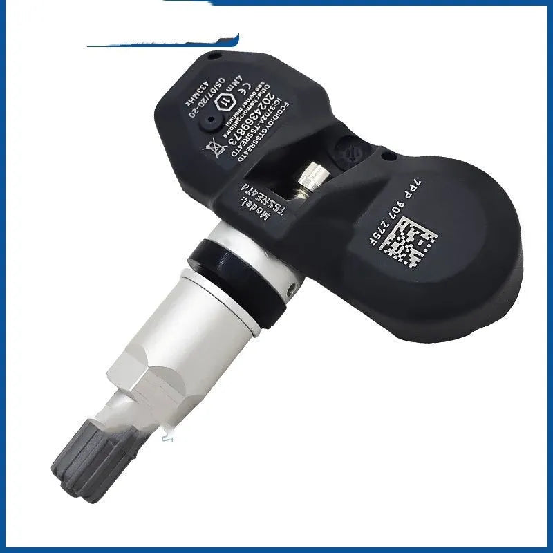 Black Audi tyre pressure monitoring system (TPMS) replacement sensor unit
