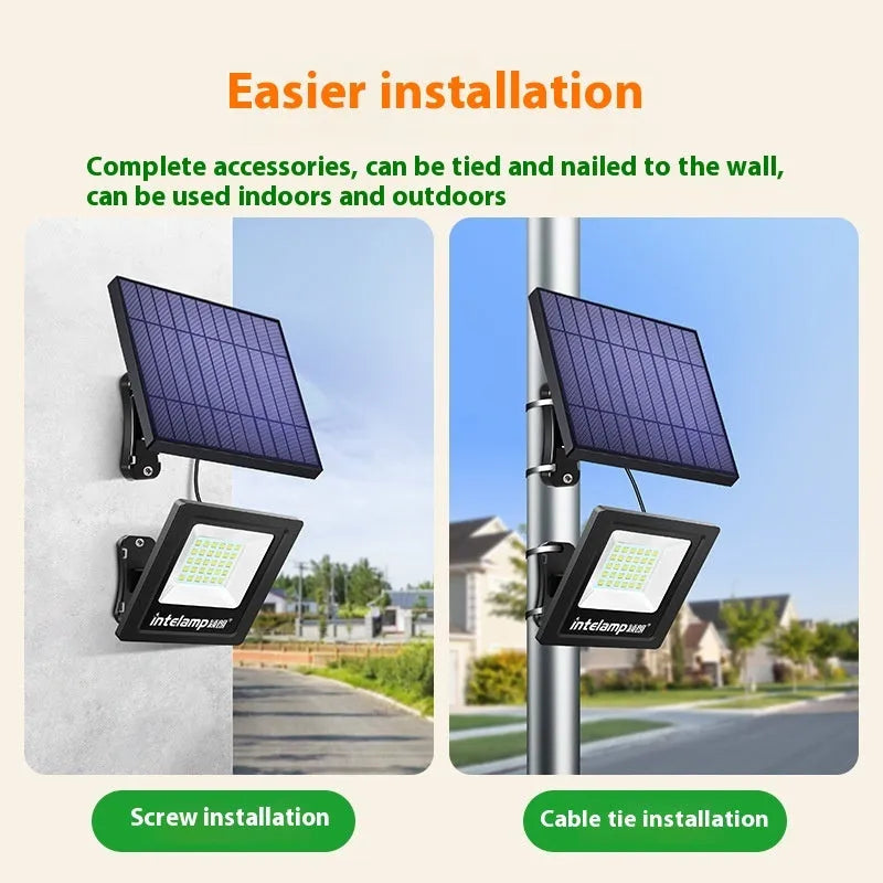 Outdoor solar LED garden light with waterproof IP65 rating and adjustable colour options