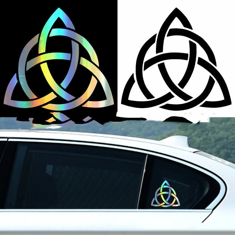 Car body sticker decal in black, white, or laser colour options for vehicle exterior decoration