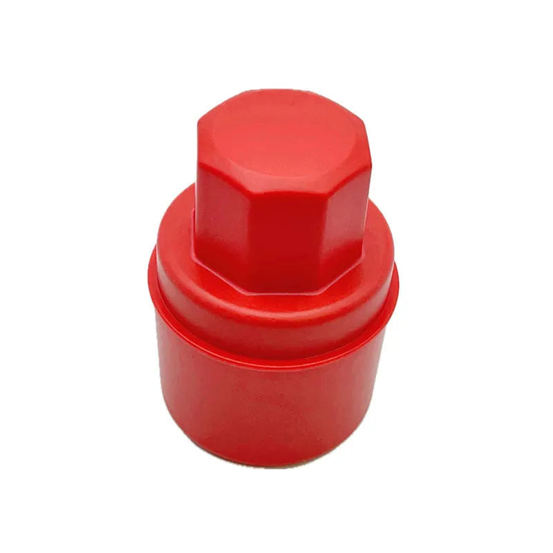 Black tyre polishing sponge brush with lid measuring 85x120mm for car tyre maintenance
