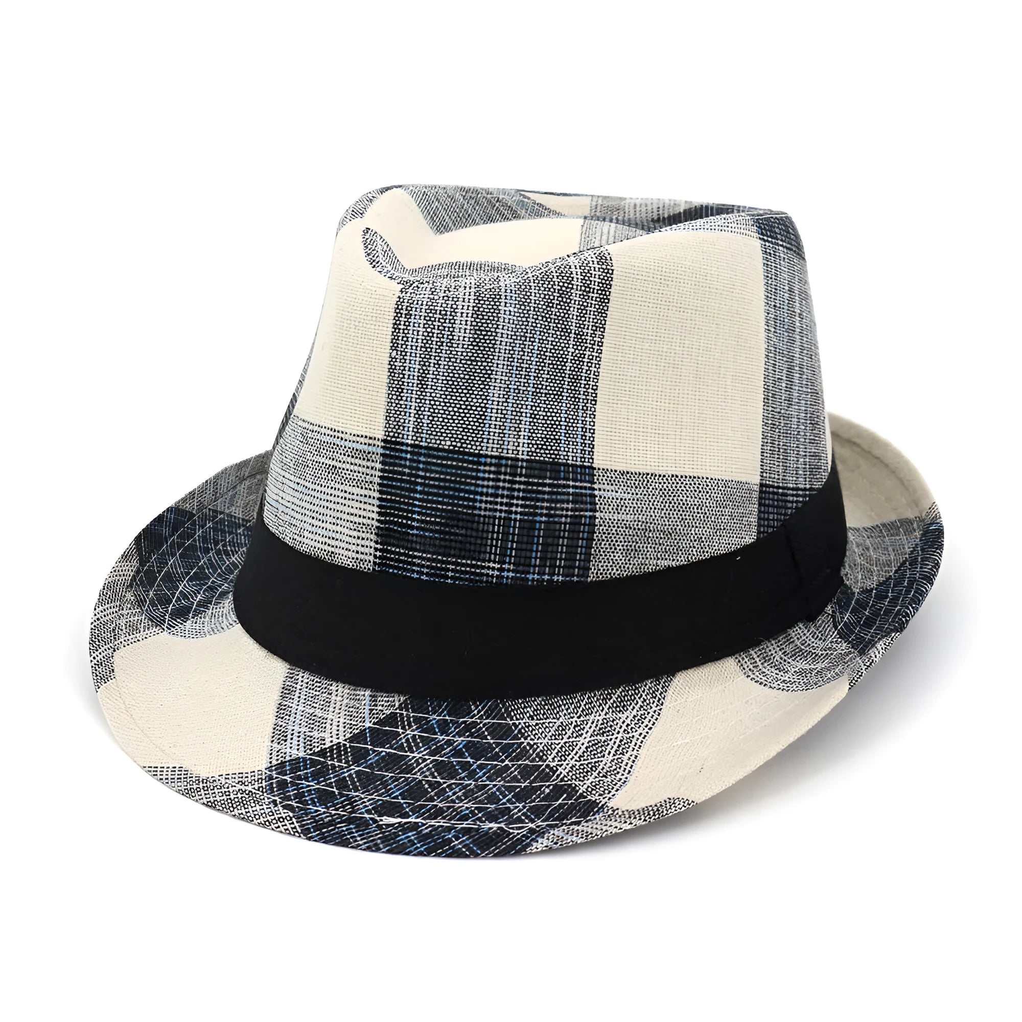Blue bell crown sun hat with 4.5cm brim for outdoor sun protection