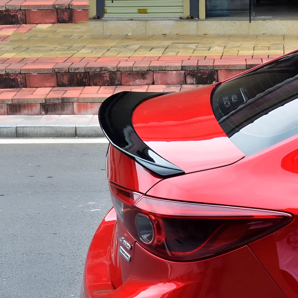 Mazda 3 Axela Exela bright black sports tail trim for 2014-2021 models