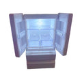 White miniature plastic scenario model with built-in LED light measuring 11.4cm height