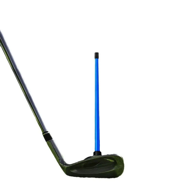 Aluminium alloy golf swing alignment trainer with magnetic baseball bar design in red colour