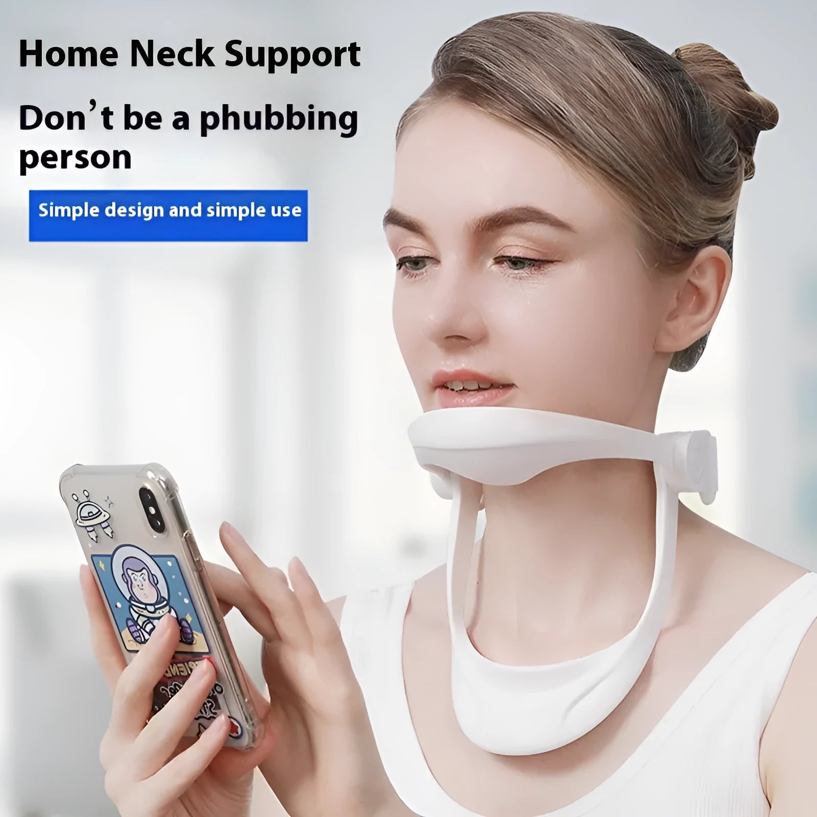 PP plastic anti-bow neck brace and cervical spine support bracket in various colours