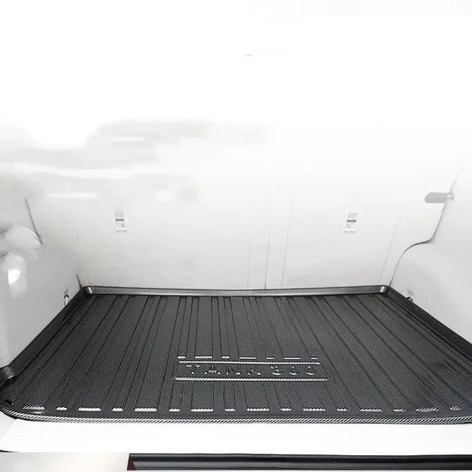 Black carbon fibre pattern TPE car boot liner for trunk protection