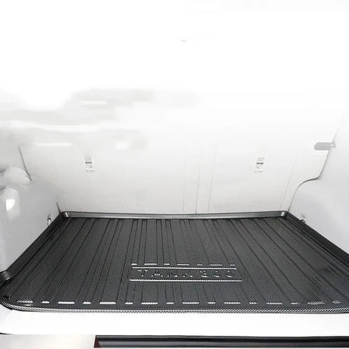 Black carbon fibre pattern TPE car boot liner for trunk protection