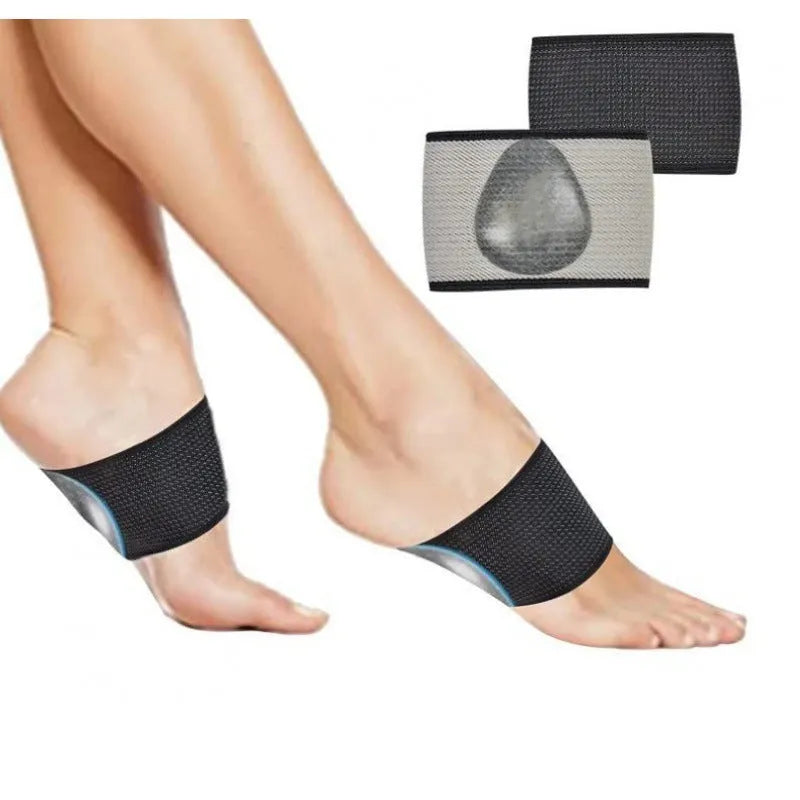 Men's and women's flat foot support pad with heart design PU bandage