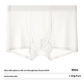 Men's Ice Silk boxer briefs in solid colours showing seamless, ultra-thin design