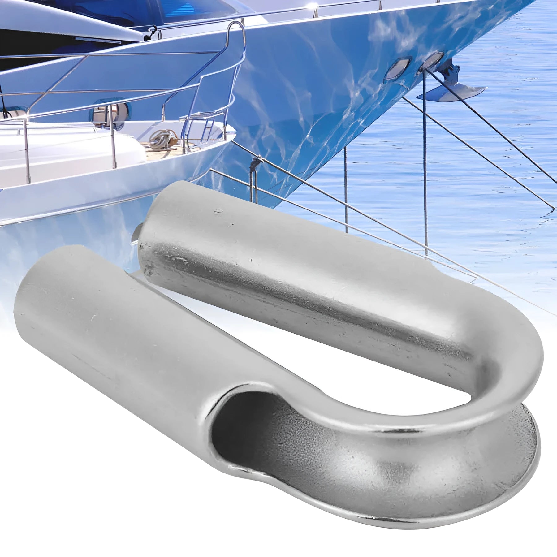Stainless steel tubular chicken heart round sleeve ring showing circular fastening component