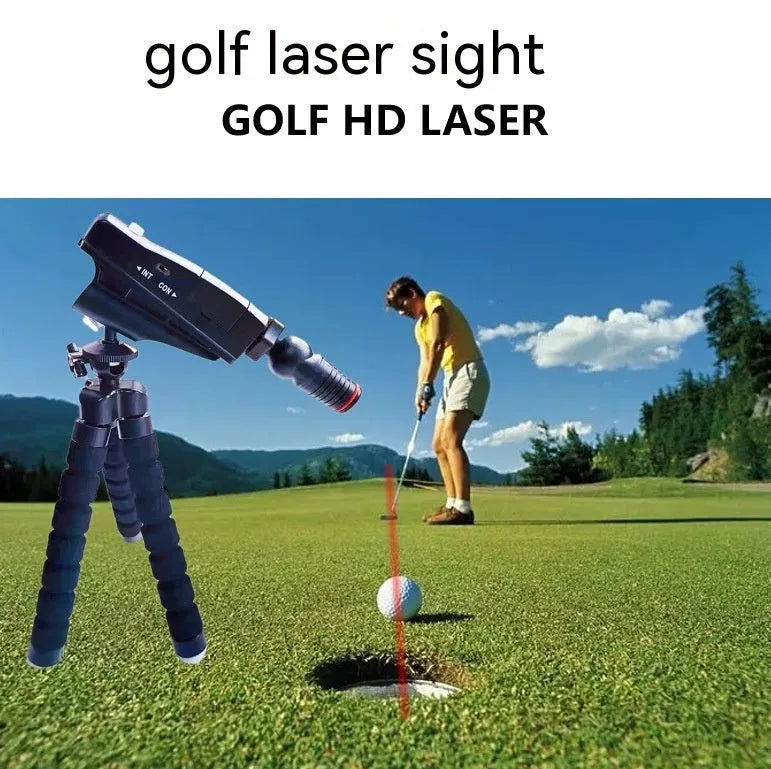 Golf putter laser aiming instrument with multiple style configuration options