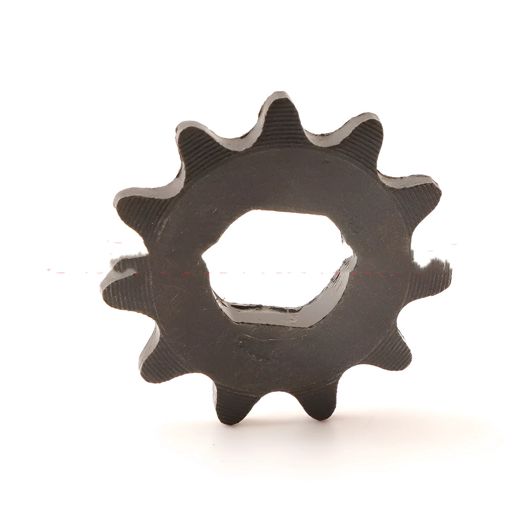Cast iron motorcycle reduction gear for 25hT8F chain.