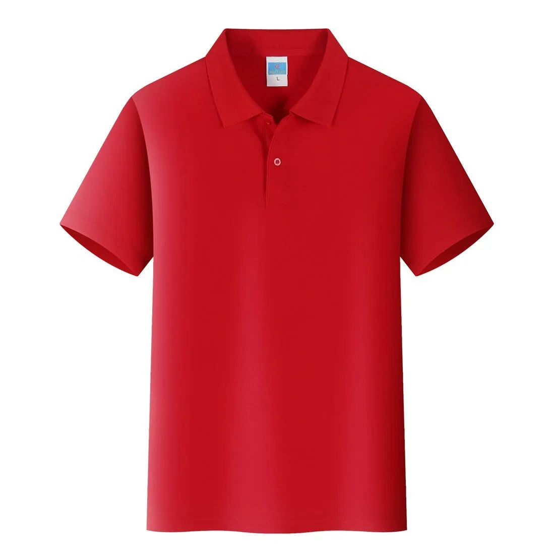 Short sleeved cotton work shirt in straight cut fit for embroidery and promotions.