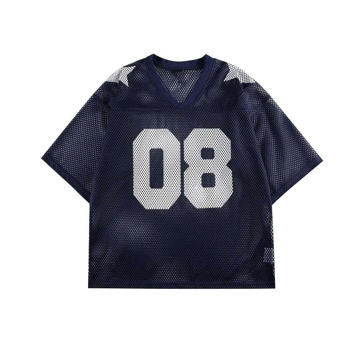 Black half sleeve shirt with letter pattern, loose pullover style, short sleeves