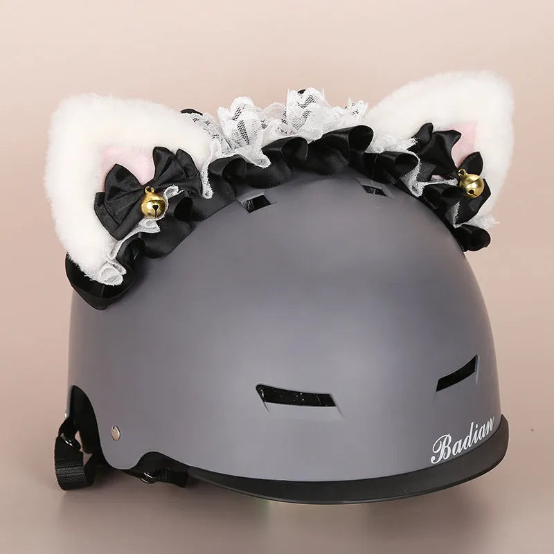 Plush fabric cartoon character helmet cover for cosplay in size M with multiple style options