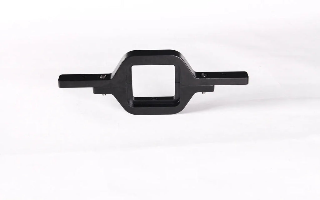 Black universal coupler bracket for trailer hook lamp holder mounting on off-road vehicles