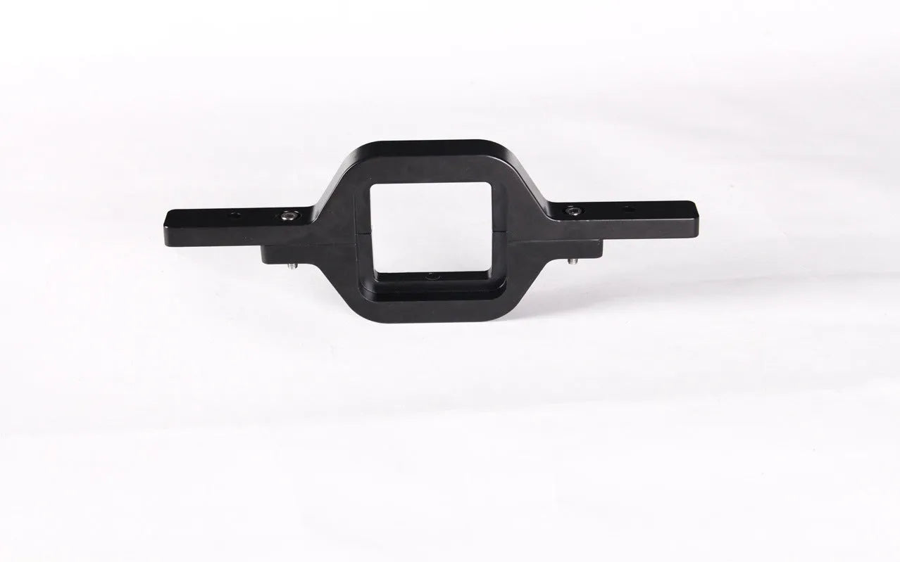 Black universal coupler bracket for trailer hook lamp holder mounting on off-road vehicles