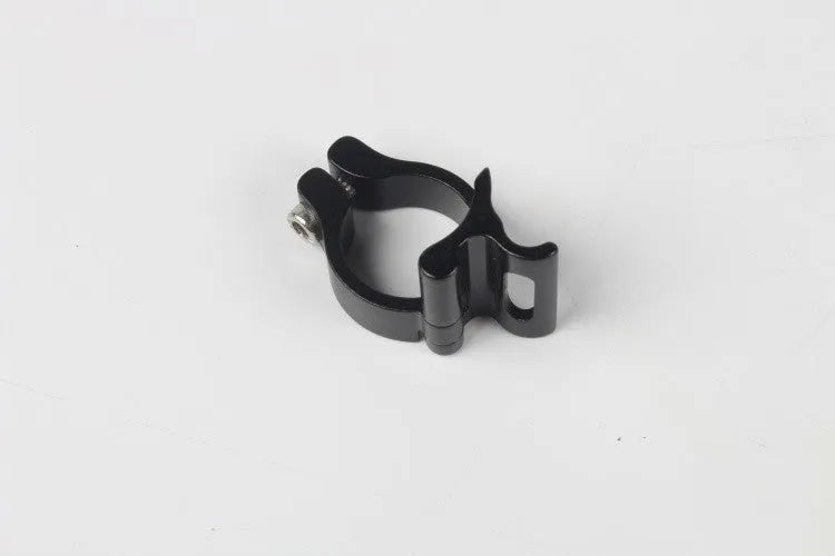 Black aluminium alloy vehicle clamp ring showing 28.6mm diameter measurement