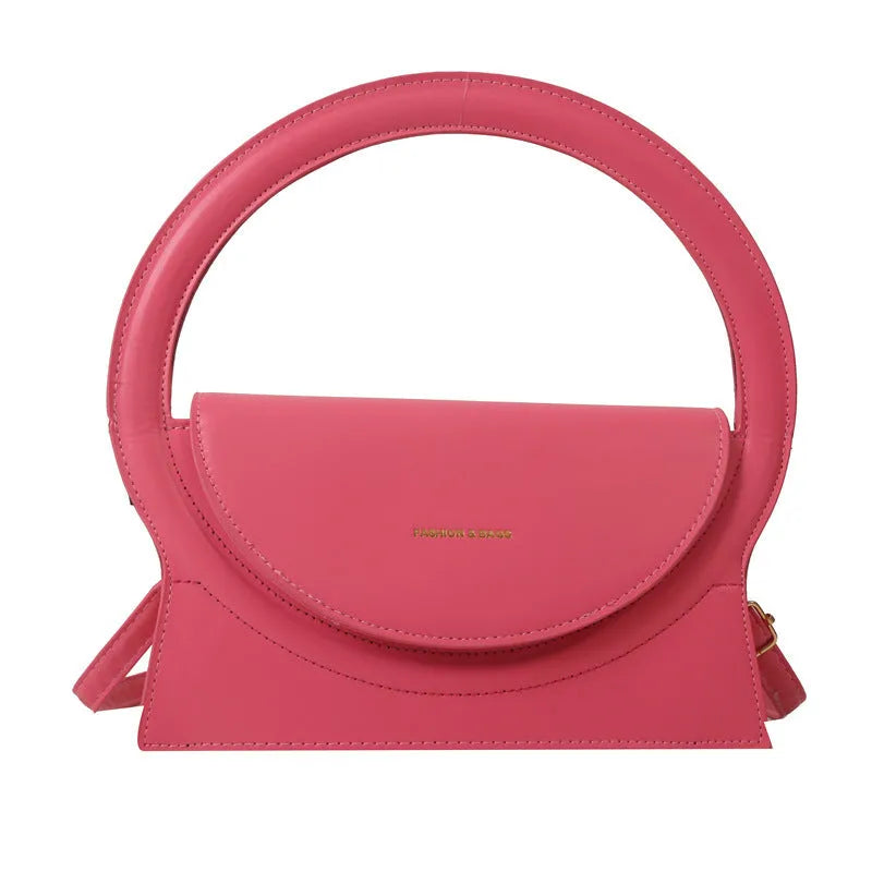Horizontal square messenger bag in multiple colours with sandwich pocket design and stitching details